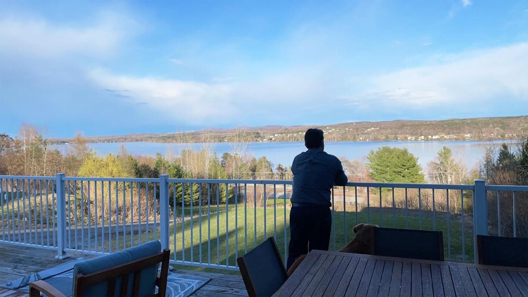 Location Au Sommet Du Lac Magog Buitenkant foto